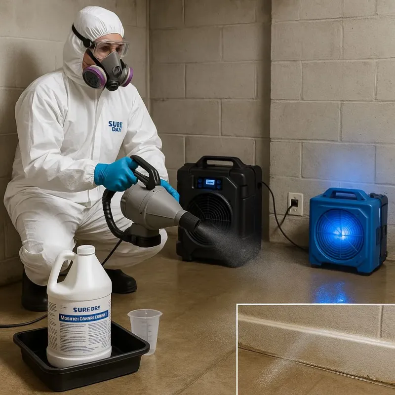 Sanitization and Odor Removal process in Alderwood Manor, WA