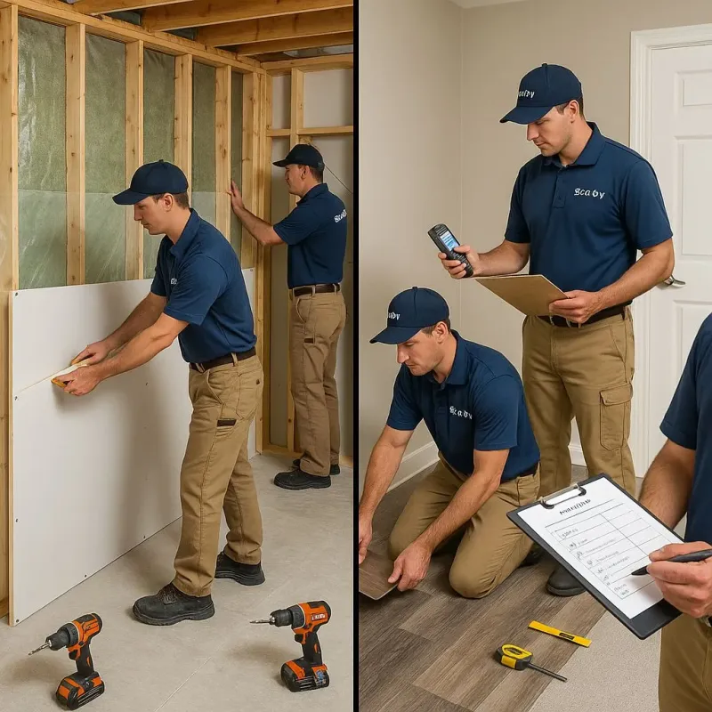 Repairs and Reconstruction process in Alderwood Manor, WA